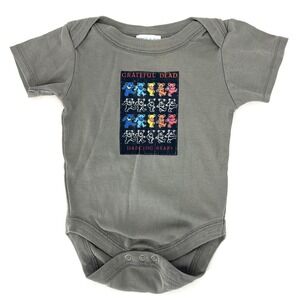 Vintage Grateful Dead Baby One Piece 12-18 Months Dancing Bears 100% Cotton GFD